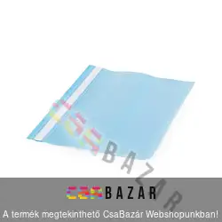 Gyorsfűző mappa műanyag A4, PP Bluering® türkiz