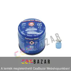 Kemping gázpatron, gázpalack 190 gr