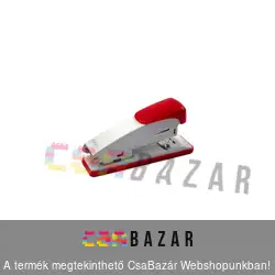 Irodai tűzőgép 24/6 - 20 lap - Evoffice piros
