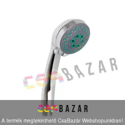 Többfunkciós kézi zuhanyfej 3 állású standard