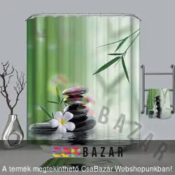 Textil zuhanyfüggöny 180 x 200 cm - feng shui minta