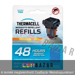 Thermacell 48 órás utántöltő lapka (gázpalack nélkül) - 12 db