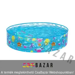 Merev falú medence 122 x 25 cm Bestway 55028 - tenger