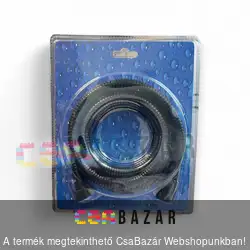 Fém zuhanygégecső 150 cm - fekete