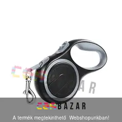 Automata póráz - 8 m - fekete