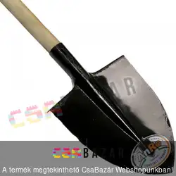 Lemez ásó, hőkezelt, nyelezett - Buffalo