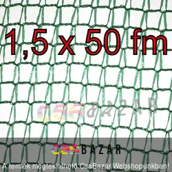 Raschel darabolt háló, kerítésháló 1,5x50m