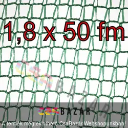 Raschel darabolt háló, kerítésháló 1,8x50m