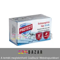 Protect 30 db utántöltő lapka elektromos szúnyogriasztó készülékbe