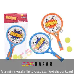 Strand teniszütő szett dobolós Paddle ball