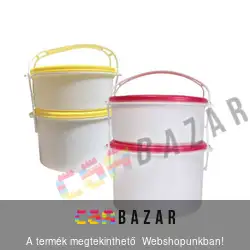 Ételhordó 2 részes leveses