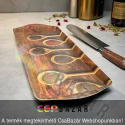 Műanyag zserbós tálca 38 x 16,5 cm - fűszerek