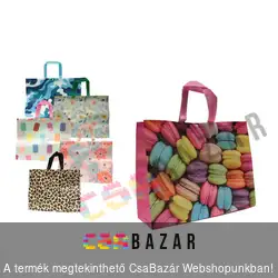 Bevásárló táska 45 x 35 x 13 cm - többféle mintával