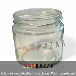 Befőttes üveg 212 ml - minimál üveg