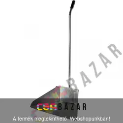 Szemetes lapát hosszúnyelű fém horganyzott