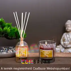 Illatgyertya és pálcikás illatosító szett - mézeskalács - 120 g + 100 ml