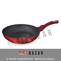 Alumínium serpenyő 28 cm tapadásmentes bevonattal, Blaumann Burgundy - Indukciós