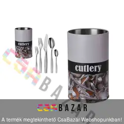 Fém evőeszköz tartó