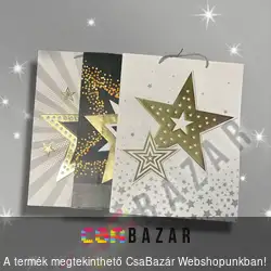 Dísztasak ajándéktasak Csillagok 31 x 40 cm - óriás