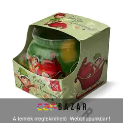Illatgyertya, illatmécses 70 gr. üvegben - Boldog Karácsonyt