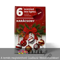 Illatmécses, teamécses Karácsony 6 db-os