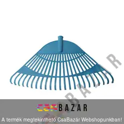 Lombseprű, lombgereblye műanyag 55 cm - 23 fogú