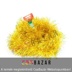 Fenyő boa, girland 10 cm / 2 m - arany - color