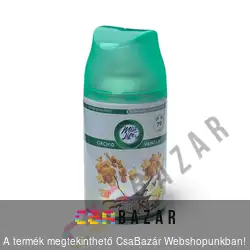 Légfrissítő utántöltő 250 ml - orchidea és vanília illat - Miss Life