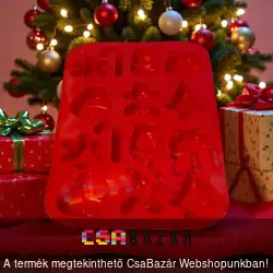 Szilikon sütiformázó szett karácsonyi