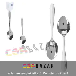 4 db-os evőkanál készlet - rozsdamentes acél
