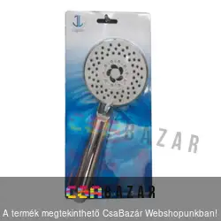 Kézi zuhanyfej 5 funkciós vízkőmentes fúvókákkal - ekrü