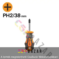 Csavarhúzó csillagfejű - 38 mm - PH2 - Handy