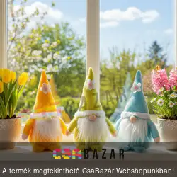 Húsvéti, tavaszi skandináv manó - 22 cm - textil, többféle
