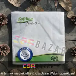 Softimo Gentle Care szalvéta 2 rétegű 30 db - fehér