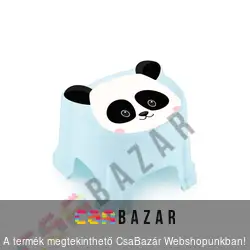 Gyerek zsámoly, fellépő pandás - 20 cm magas - több szín