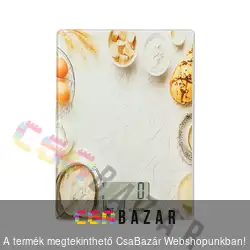 Digitális konyhai mérleg - alapanyagok