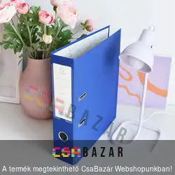 Iratrendező A4 7,5cm emelőkaros két gyűrűs - kék