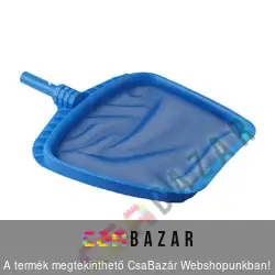 Medence leszedő, fölöző háló - erősített