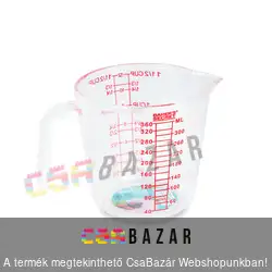 3,6 dl-es mércés kancsó, mérőpohár - Baker's Secret