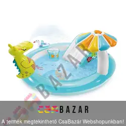 Aligator vizi játék Center felfújható játszómedence 201 x 170 cm - Intex 57165