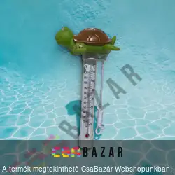Medence hőmérő - teknősbéka