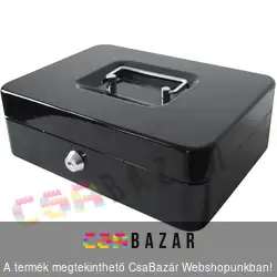 Pénzkazetta kulcsos 90x250x180 mm - IRIS