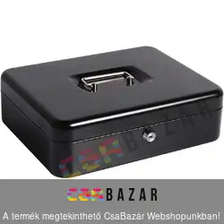 Pénzkazetta kulcsos 90x300x240 mm - IRIS
