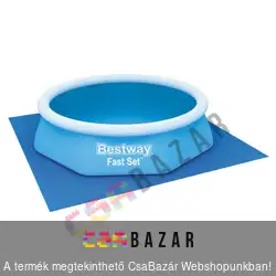Bestway PVC medence alátét fólia 457 cm átmérőjű medencéhez - 488 x 488 cm