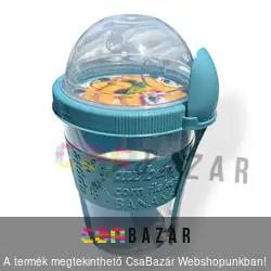 Joghurtos pohár kiskanállal 600 ml szett Take & Go - BPA mentes
