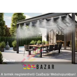 Párásító szett, párakapu - 15 m 9 db sárgaréz fúvóka