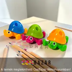Tartályos ceruza hegyező ceruza tartóval - teknős