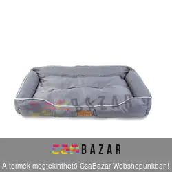 Kutyaágy, Kutyafekhely 68 x 45 x 11 cm - szürke