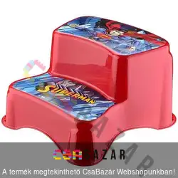 Lépcsős fellépő dupla - magassága 12 és 23 cm - Superman